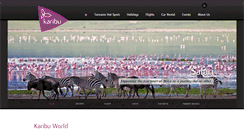 Desktop Screenshot of karibuworld.com